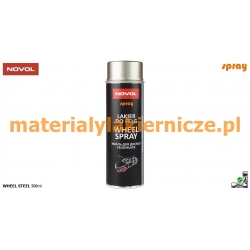 NOVOL SPRAY WHEEL STEEL 500ml materialylakiernicze.pl